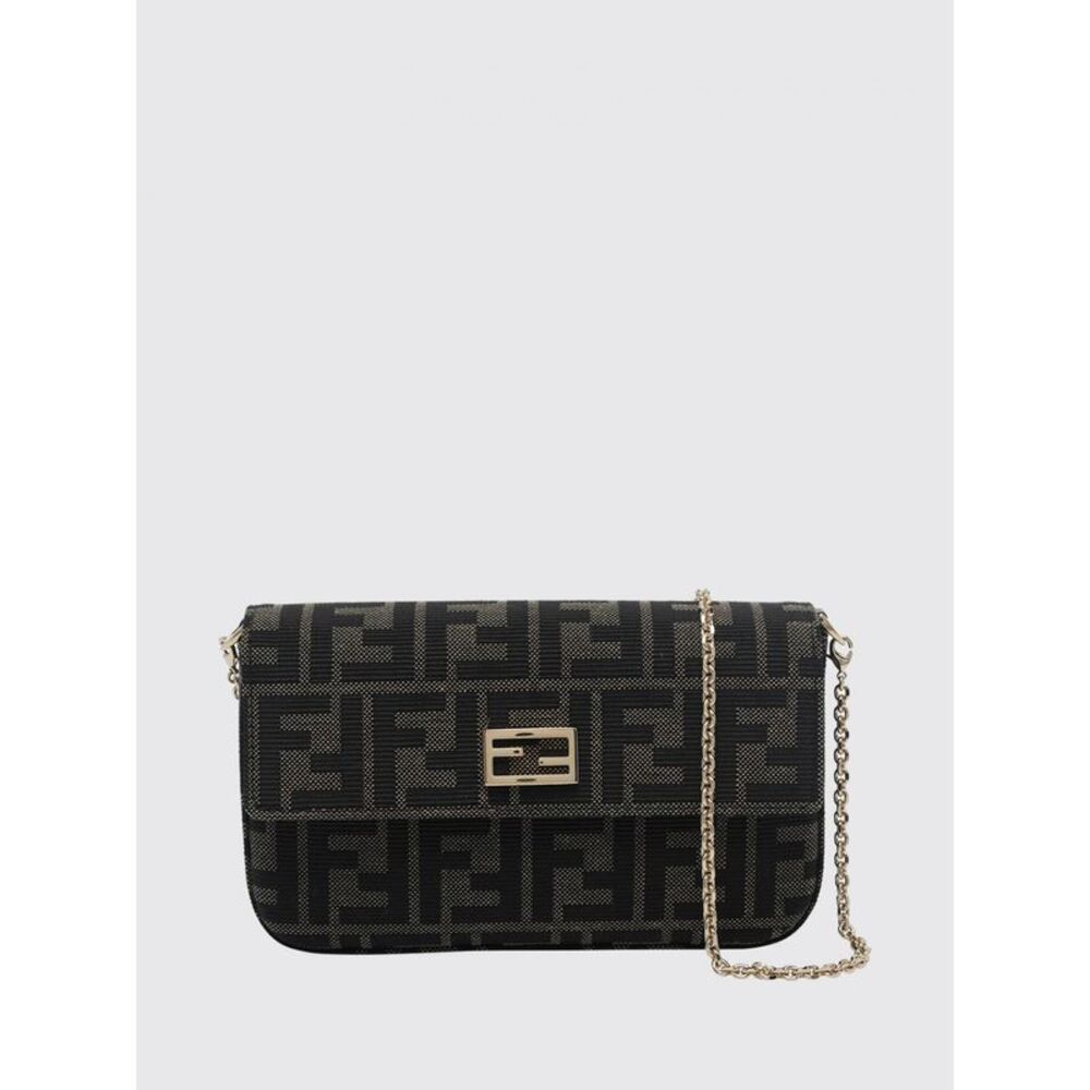 Fendi Women Tube Mini Bag Fendi In Ff Zucca Monogram Technical Fabric